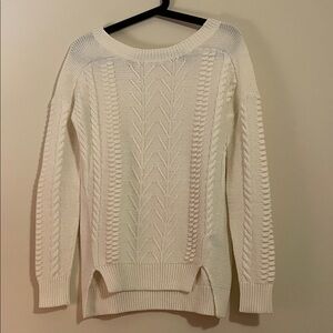 BP Cream Textured Knit Sweater